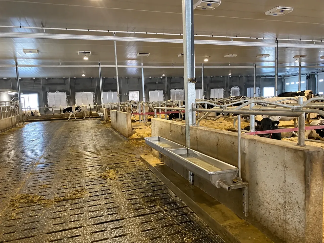 Dairy Barn Fabrication — completed fabrication work