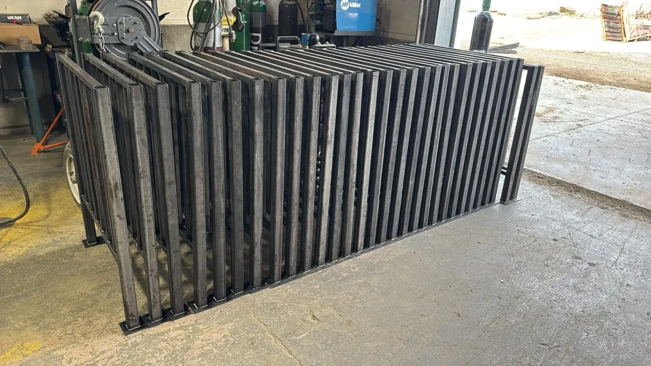Custom Railings — completed fabrication work